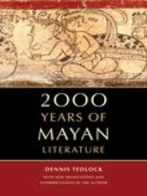 cover image of 2000 Years of Mayan Literature